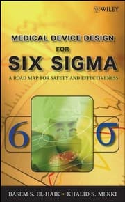 Tapa de Design for Six-Sigma for Medical Devices