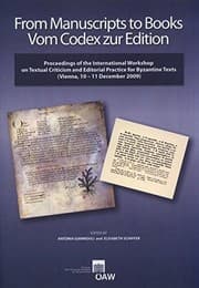 Tapa de From manuscripts to book [sic]