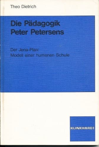 Tapa de Die Pädagogik Peter Petersens