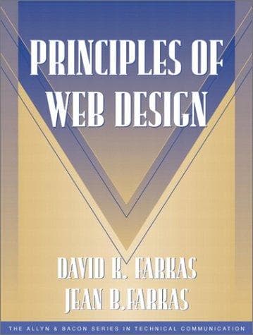 Tapa de Principles of Web design