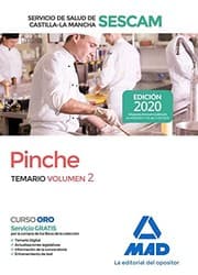 Tapa de Pinche del Servicio de Salud de Castilla-La Mancha . Temario volumen 2