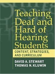 Tapa de Teaching deaf and hard of hearing students