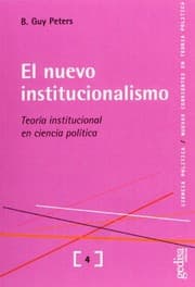 Tapa de El nuevo institucionalismo