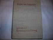 Tapa de J. G. Fichte im Gespräch