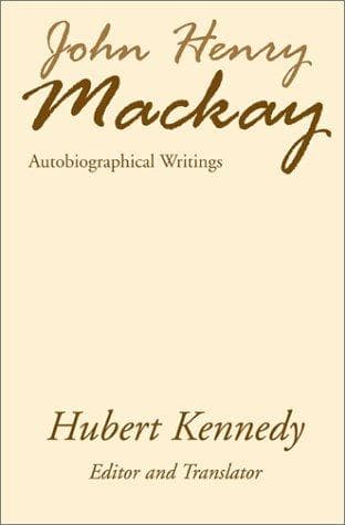 Tapa de Autobiographical writings