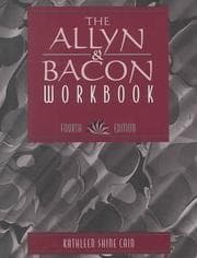 Tapa de The Allyn & Bacon workbook