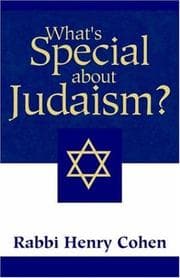Tapa de What's Special about Judaism?