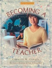 Tapa de Becoming a teacher