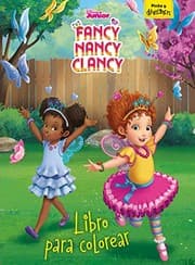 Tapa de Fancy Nancy Clancy. Libro para colorear