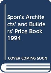 Tapa de SPONS ARCHITECTS & BUILDERS