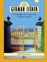 Tapa de An Anthology of German Song, and Interpretation (Gateway Series)