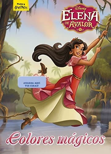 Tapa de Elena de Avalor. Colores mágicos