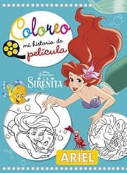 Tapa de La Sirenita. Coloreo mi historia de película