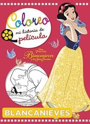 Tapa de Blancanieves y los siete enanitos. Coloreo mi historia de película