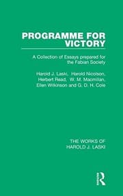 Tapa de Programme for Victory (Works of Harold J. Laski)