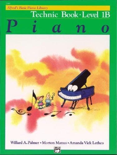 Tapa de Alfred's Basic Piano Library Technic, Bk 1B