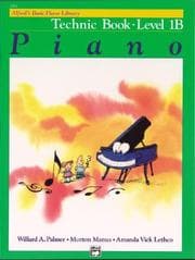 Tapa de Alfred's Basic Piano Library Technic, Bk 1B