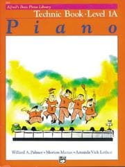 Tapa de Alfred's Basic Piano Course, Technic Book, Level 1A