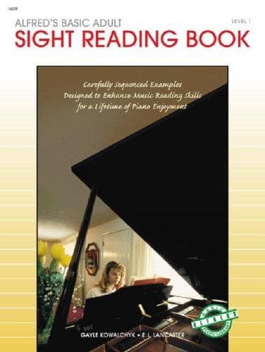 Tapa de Alfred's Basic Adult Piano Course