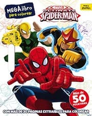 Tapa de Spider-Man. Megalibro para colorear