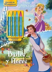 Tapa de Princesas. Ceras. Bailes y flores