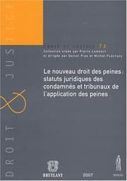 Tapa de Le nouveau droit des peines