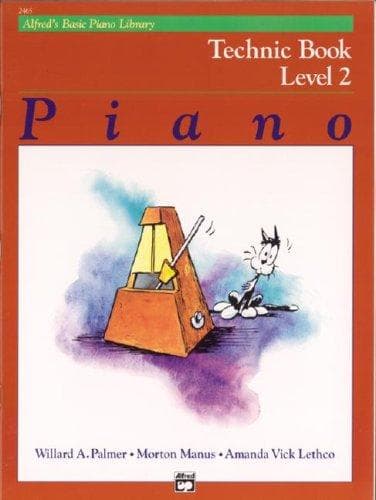 Tapa de Alfred's Basic Piano Library Technic, Bk 2