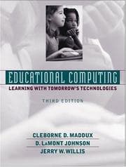 Tapa de Educational computing