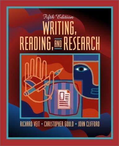 Tapa de Writing, reading, and research