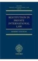 Tapa de Restitution in Private International Law (Oxford Monographs in Private International Law)