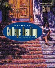 Tapa de Steps to college reading