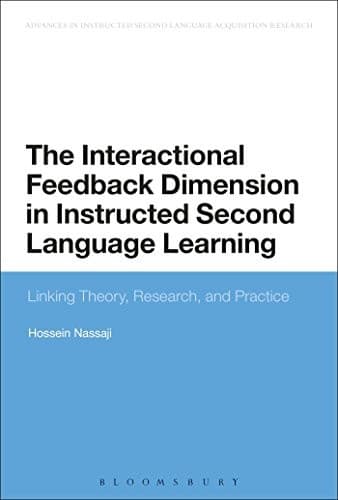 Tapa de Interactional Feedback Dimension in Instructed Second Language Learning