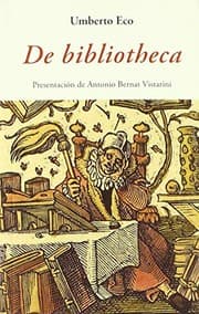 Tapa de DE BIBLIOTHECA