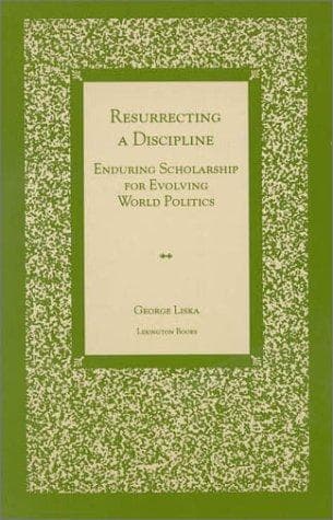 Tapa de Resurrecting a discipline