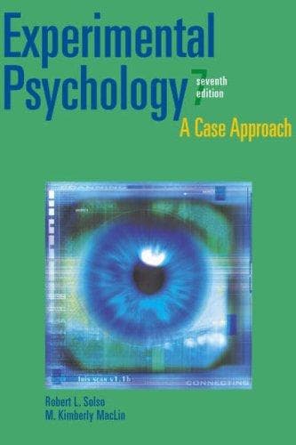 Tapa de Experimental Psychology