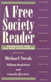 Tapa de A free society reader