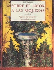 Tapa de Sobre el amor a las riquezas