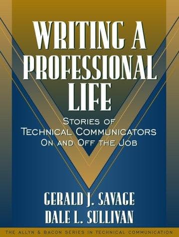 Tapa de Writing a Professional Life