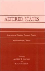 Tapa de Altered States