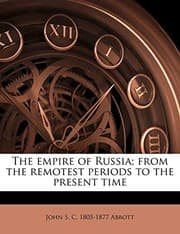 Tapa de Empire of Russia; from the Remotest Periods to the Present Time