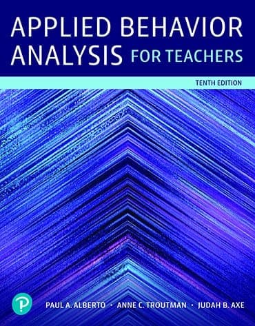 Tapa de Applied Behavior Analysis for Teachers [RENTAL EDITION]