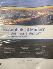 Tapa de Essentials of Modern Business Statistics with Microsoft Excel