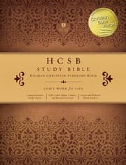 Tapa de HCSB Study Bible, Mantova Brown LeatherTouch