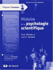 Tapa de Histoire de la psychologie scientifique