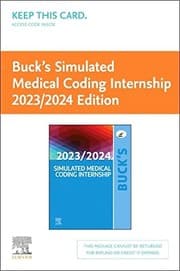 Tapa de Buck's Simulated Medical Coding Internship 2023/2024 Edition