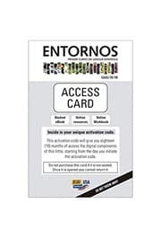 Tapa de Entornos in two parts / part 2  1 year Student Digital access code