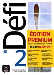 Tapa de Défi 2 Premium Livre de l´élève + CD