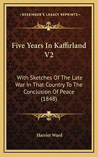 Tapa de Five Years In Kaffirland V2