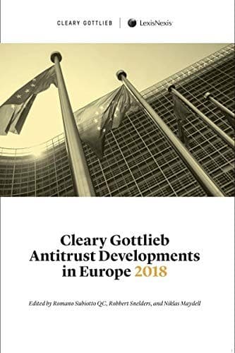 Tapa de Cleary Gottlieb Antitrust Developments in Europe