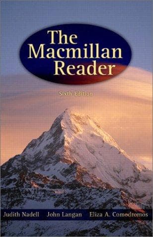 Tapa de The Macmillan reader